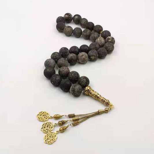 100% Natural Old Agates Stone Prayer Beads - Islamic Gallery