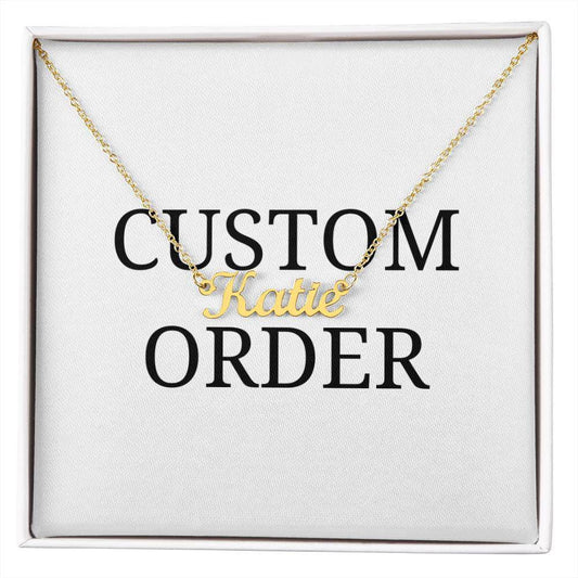 Custom Name necklace - Islamic Gallery