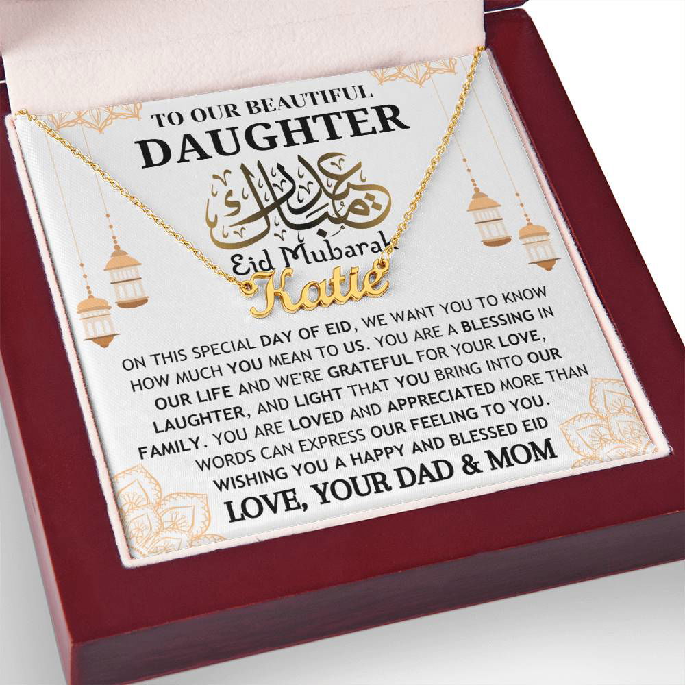 [Almost Sold Out] Daughter Eid Gift - Blessed Eid - Islamic Gallery