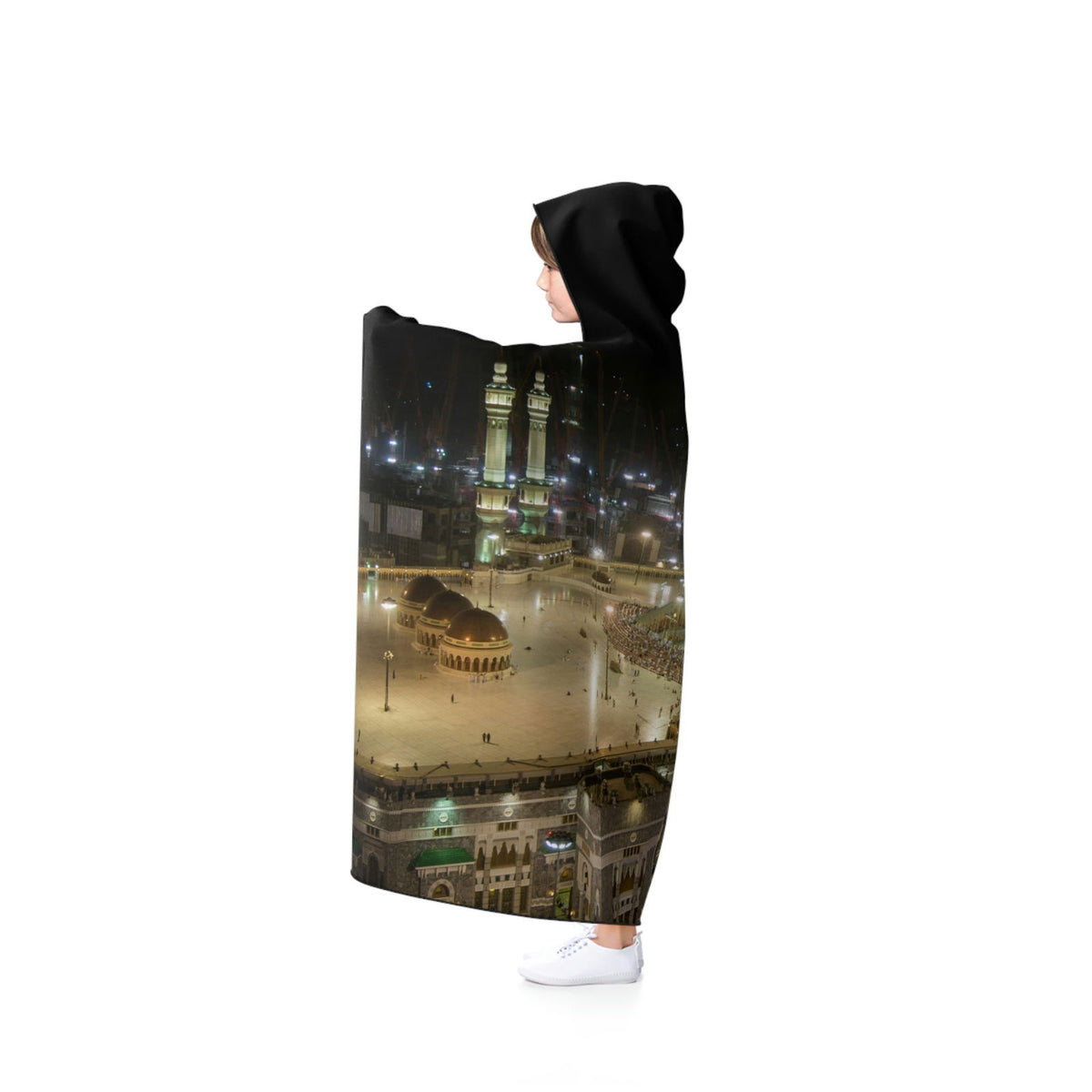 Elmasjed Alharam Hooded Blanket - Islamic Gallery