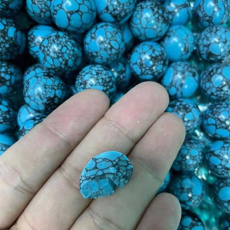 Natural Mongolian Turquoise Gemstone Beads - Islamic Gallery