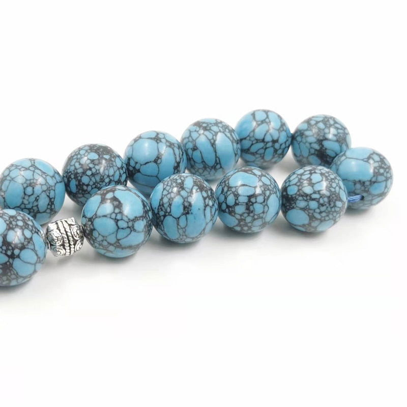 Natural Mongolian Turquoise Gemstone Beads - Islamic Gallery