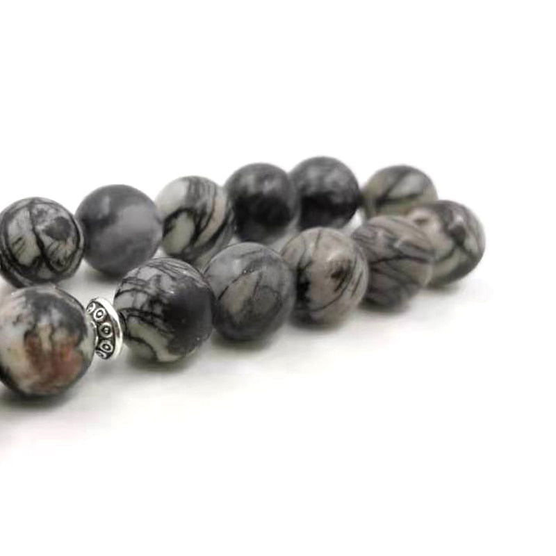 Natural Zebra Stone Prayer Beads - Islamic Gallery