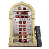 Wall Prayer Azan Clock With Qiblah Direction - Islamic Gallery