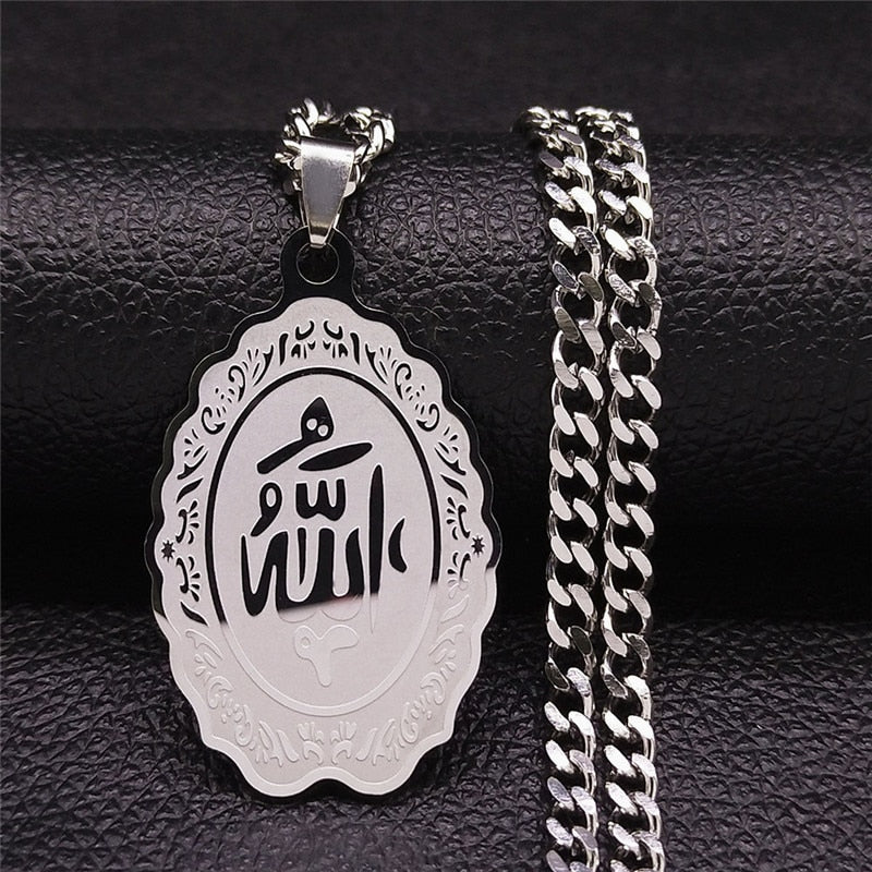 Stainless Steel Allah Name Necklaces