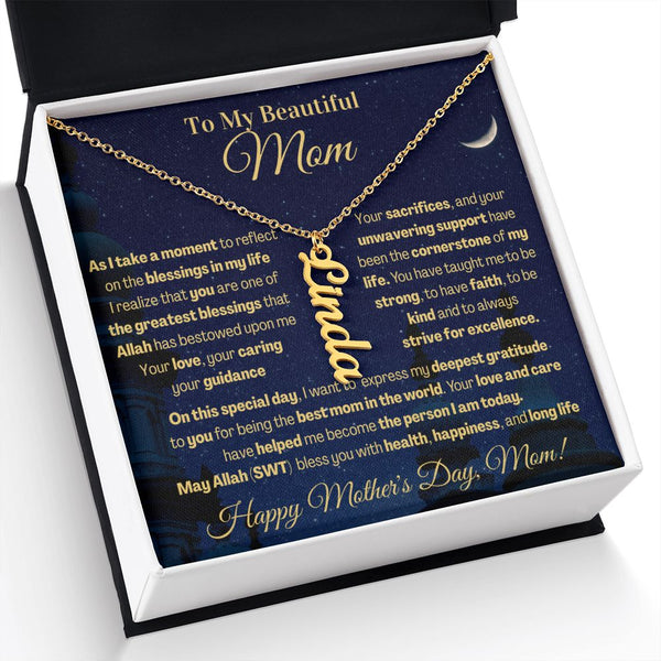 Mother's Day Gift - Best Mom (Gold)