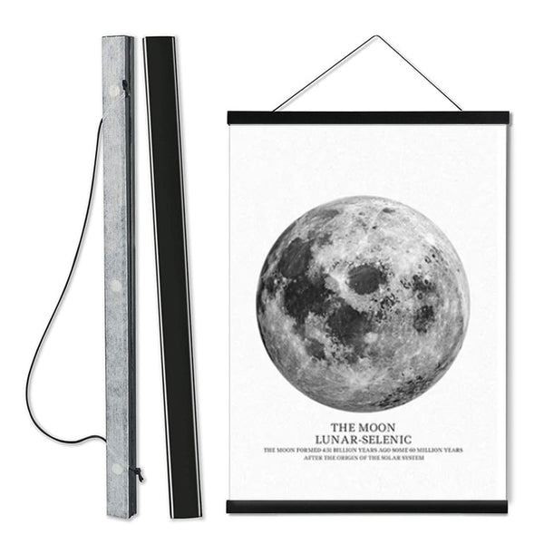 Black Magnetic Wooden Poster Hanger Frame